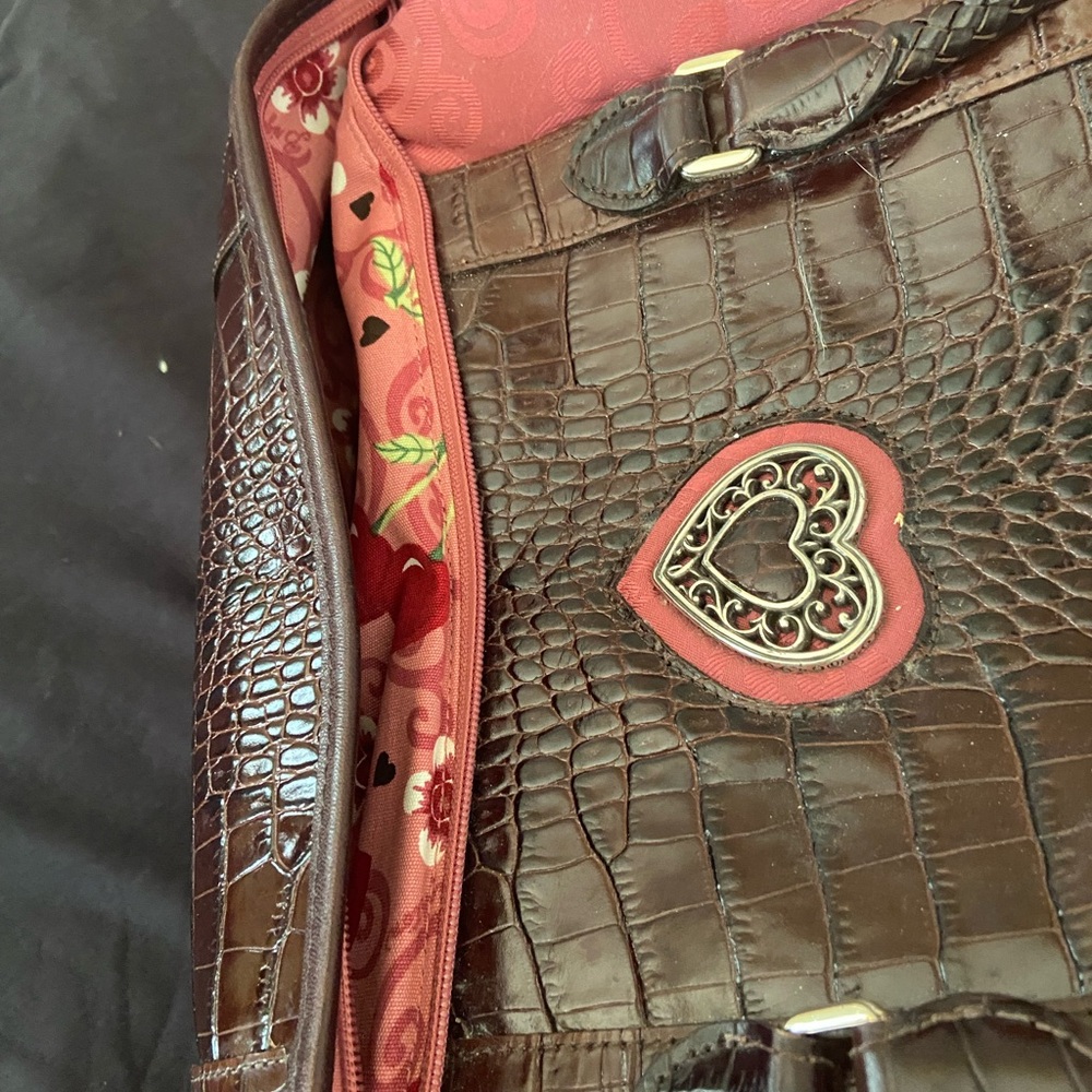 Brighton Pink and Brown Women's Bag Set - Picture 13 of 16